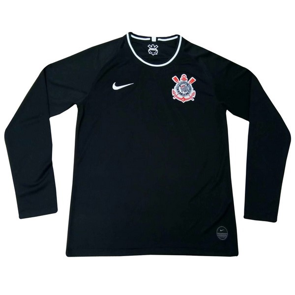 Camiseta Corinthians Paulista Replica Segunda Ropa ML 2019/20 Negro